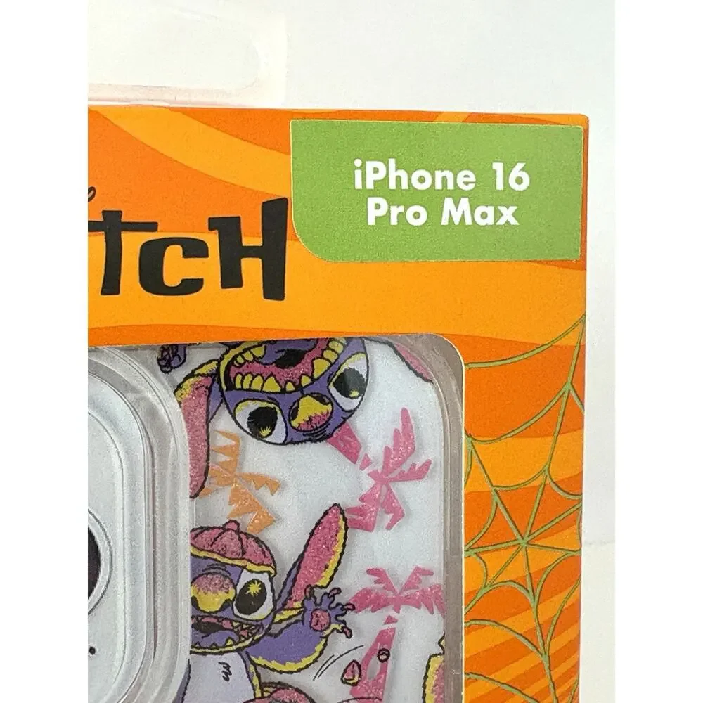 Disney Stitch Halloween iPhone 16 Pro Max Case Skinny Dip Glitter Mummy NIP